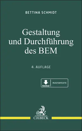 Schmidt |  Gestaltung und Durchführung des BEM | Buch |  Sack Fachmedien