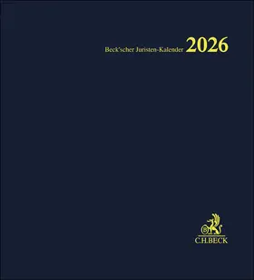  Beck'scher Juristen-Kalender 2026 | Sonstiges |  Sack Fachmedien