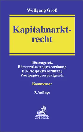 Groß | Kapitalmarktrecht | Buch | 978-3-406-82844-7 | sack.de