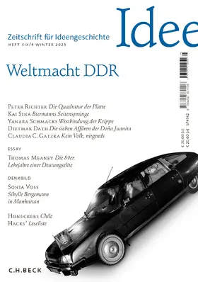 Neumeier / Scholz |  Zeitschrift für Ideengeschichte Heft XIX/4 Winter 2025 | Buch |  Sack Fachmedien