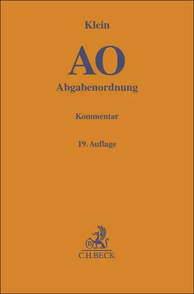 Abgabenordnung. AO | Buch | 978-3-406-83205-5 | sack.de
