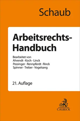Schaub / Ahrendt / Koch |  Arbeitsrechts-Handbuch | Buch |  Sack Fachmedien