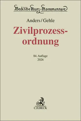 Anders / Gehle |  Zivilprozessordnung | Buch |  Sack Fachmedien