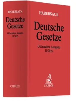 Habersack |  Deutsche Gesetze Gebundene Ausgabe II/2025 | Buch |  Sack Fachmedien