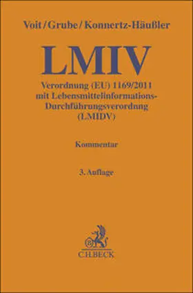 Voit / Grube / Konnertz-Häußler |  LMIV/LMIDV. LMIV | Buch |  Sack Fachmedien