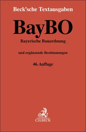  Bayerische Bauordnung. BayBO | Buch |  Sack Fachmedien