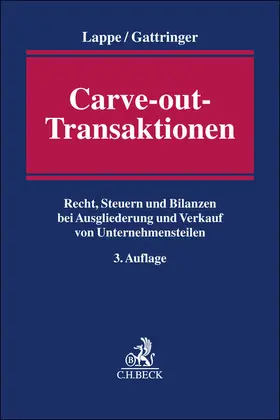 Lappe / Gattringer |  Carve-out-Transaktionen | Buch |  Sack Fachmedien