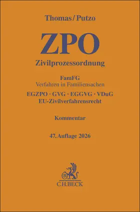 Thomas / Putzo / Reichold |  Zivilprozessordnung. ZPO | Buch |  Sack Fachmedien