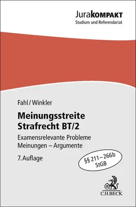 Fahl / Winkler |  Meinungsstreite Strafrecht BT/2 | Buch |  Sack Fachmedien