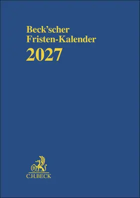 Beck'scher Fristen-Kalender 2027 | Sonstiges |  Sack Fachmedien