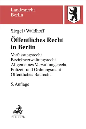 Siegel / Waldhoff / Holland |  Öffentliches Recht in Berlin | Buch |  Sack Fachmedien