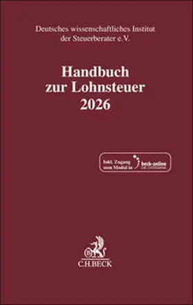 Handbuch zur Lohnsteuer 2026. LSt 2026 | Medienkombination | 978-3-406-84572-7 | www.sack.de
