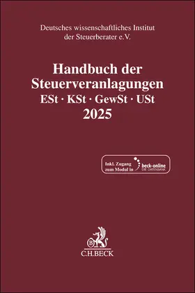 Handbuch der Steuerveranlagungen 2025 | Medienkombination | 978-3-406-84573-4 | www.sack.de