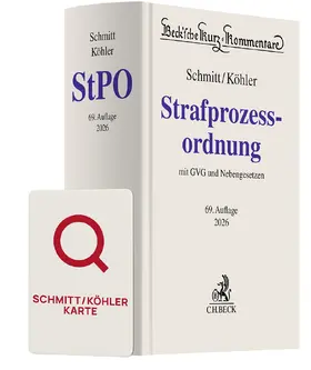 Schmitt/Köhler StPO Chat-Book 2026