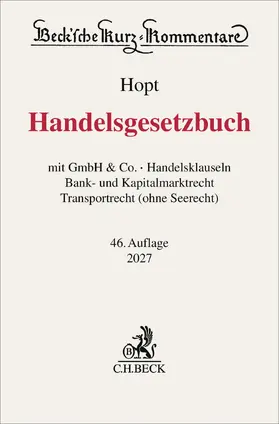 Hopt / Binder / Kumpan |  Handelsgesetzbuch. HGB | Buch |  Sack Fachmedien