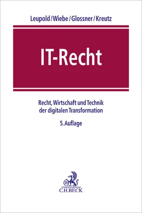 Leupold / Wiebe / Glossner |  IT-Recht | Buch |  Sack Fachmedien
