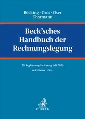  Beck'sches Handbuch der Rechnungslegung  78. Ergänzungslieferung | Loseblattwerk |  Sack Fachmedien