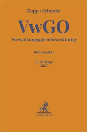 Schenke |  Verwaltungsgerichtsordnung. VwGO | Buch |  Sack Fachmedien