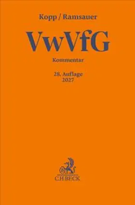 Ramsauer | Verwaltungsverfahrensgesetz. VwVfG | Buch | 978-3-406-85846-8 | www.sack.de