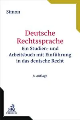 Simon |  Deutsche Rechtssprache | eBook | Sack Fachmedien