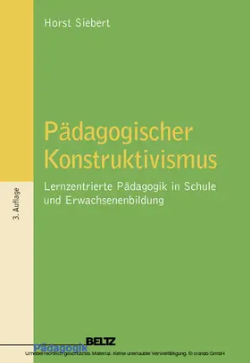 Siebert / Reich / Voß |  Pädagogischer Konstruktivismus | eBook | Sack Fachmedien