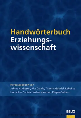 Andresen / Casale / Gabriel |  Handwörterbuch Erziehungswissenschaft | eBook | Sack Fachmedien