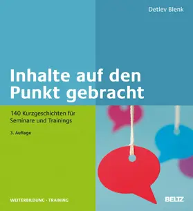Blenk | Inhalte auf den Punkt gebracht | E-Book | www.sack.de