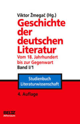 Zmegac |  Geschichte der deutschen Literatur Band I/1 | Buch |  Sack Fachmedien