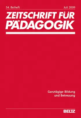 Stecher / Allemann-Ghionda |  Ganztägige Bildung und Betreuung | eBook | Sack Fachmedien