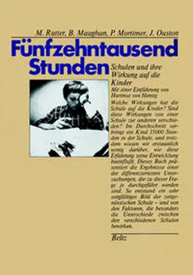 Ouston / Rutter / Mortimer |  Fünfzehntausend Stunden | Buch |  Sack Fachmedien
