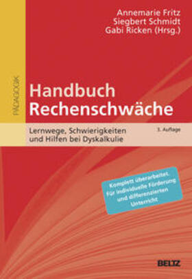 Fritz / Schmidt / Ricken |  Handbuch Rechenschwäche | Buch |  Sack Fachmedien