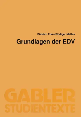 Franz |  Grundlagen der EDV | Buch |  Sack Fachmedien