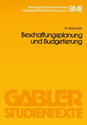 Stark | Stark, H: Beschaffungsplanung und Budgetierung | Buch | 978-3-409-01720-6 | sack.de