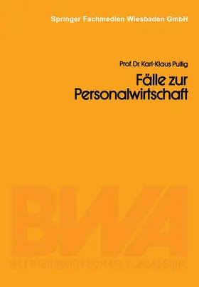Pullig |  Fälle zur Personalwirtschaft | Buch |  Sack Fachmedien