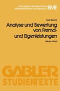 Strache |  Strache, H: Analyse und Bewertung von Fremd- und Eigenleistu | Buch |  Sack Fachmedien