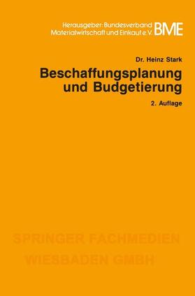 Stark | Stark, H: Beschaffungsplanung und Budgetierung | Buch | 978-3-409-02624-6 | sack.de