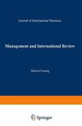 Festing |  Management and International Review | Buch |  Sack Fachmedien