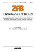 Albach |  Finanzmanagement 1999 | Buch |  Sack Fachmedien