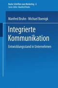 Bruhn / Boenigk |  Boenigk, M: Integrierte Kommunikation | Buch |  Sack Fachmedien