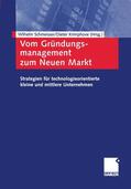 Krimphove / Schmeisser |  Vom Gründungsmanagement zum Neuen Markt | Buch |  Sack Fachmedien