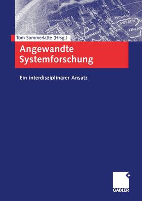 Sommerlatte |  Angewandte Systemforschung | Buch |  Sack Fachmedien