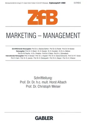 Weiser / Albach |  Marketing - Management | Buch |  Sack Fachmedien