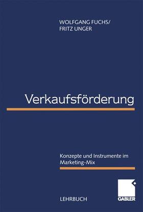 Unger / Fuchs | Verkaufsförderung | Buch | 978-3-409-12101-9 | sack.de