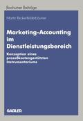 Reckenfelderbäumer |  Reckenfelderbäumer, M: Marketing-Accounting im Dienstleistun | Buch |  Sack Fachmedien
