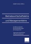 Kahle |  Betriebswirtschaftslehre und Managementlehre | Buch |  Sack Fachmedien