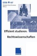 Herzberg / Ipsen / Schreiber |  Effizient studieren: Rechtswissenschaften | Buch |  Sack Fachmedien