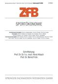 Albach / Frick |  Sportökonomie | Buch |  Sack Fachmedien