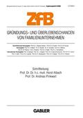 Albach / Pinkwart |  Gründungs- und Überlebenschancen von Familienunternehmen | Buch |  Sack Fachmedien