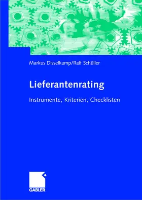 Schüller / Disselkamp |  Lieferantenrating | Buch |  Sack Fachmedien