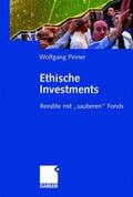 Pinner |  Ethische Investments | Buch |  Sack Fachmedien